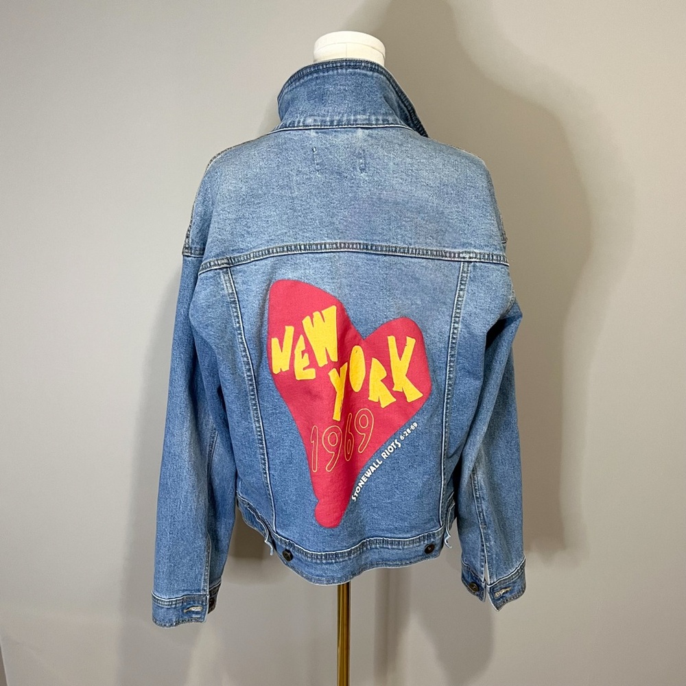 Target Pride 1969 New York Stonewall Denim Jacket Size S